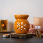 ceramic aroma diffuser with lemongrass oil