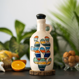 cactus design ceramic oil jar lifestyle image