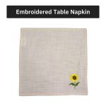 amber sunflower napkin