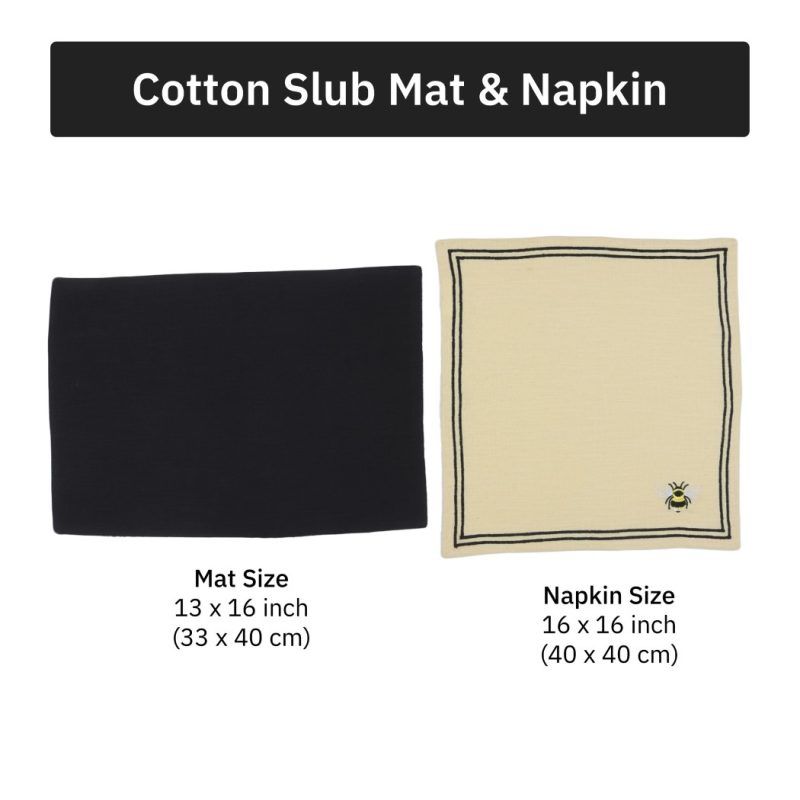 bumble bliss napkin and mat combo